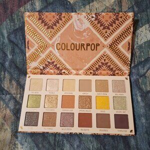 🏜️ ColourPop “Sandstone” Eyeshadow Palette – Lightly Swatched